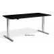 Cromo Dual Motor Chrome Height Adjustable Desk